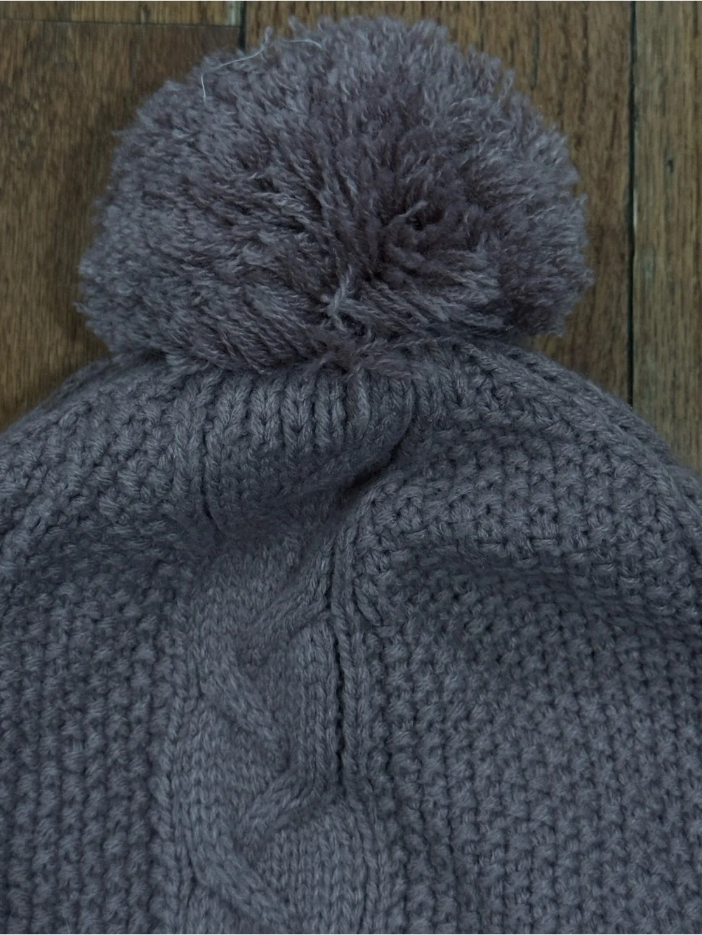 Women’s The North Face Mauve Taupe Knit Pom Beanie